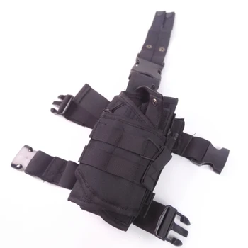 

Tactical Army Drop Leg Holster Rig Pistol Hand Gun Thigh Elite Puttee Nylon Holster Left Handed