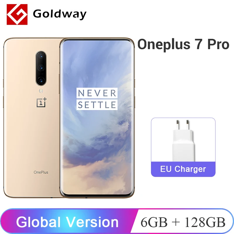 Глобальная версия смартфона Oneplus 7 Pro 6 ГБ ОЗУ 128 Гб ПЗУ Snapdragon 855 NFC 67 &quotAMOLED 30 Вт