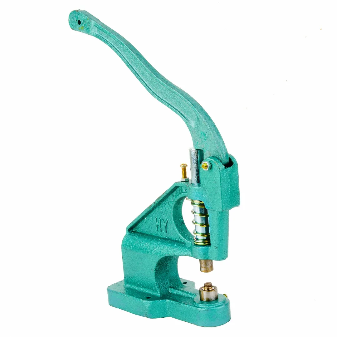 Professional Grommets Machine with 3 Dies And 1500pcs Grommets 6/10/12mm Hand Press Grommet Eyelet Machine Kit Eyelets