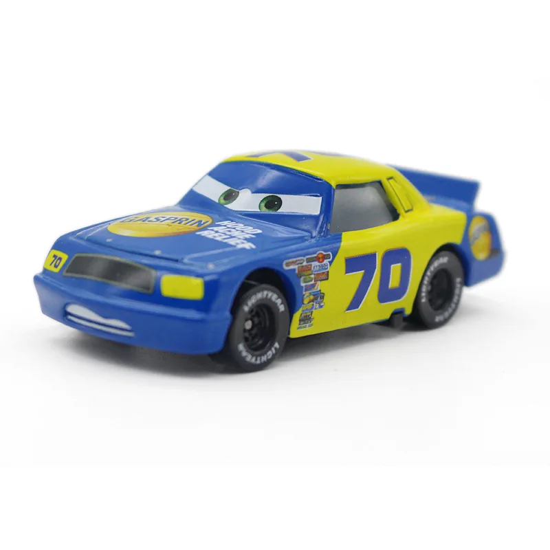 Disney Pixar Cars Lightning McQueen 2 шт. No.70 GASPRIN Mack Truck & Racer Литые металлические легированные