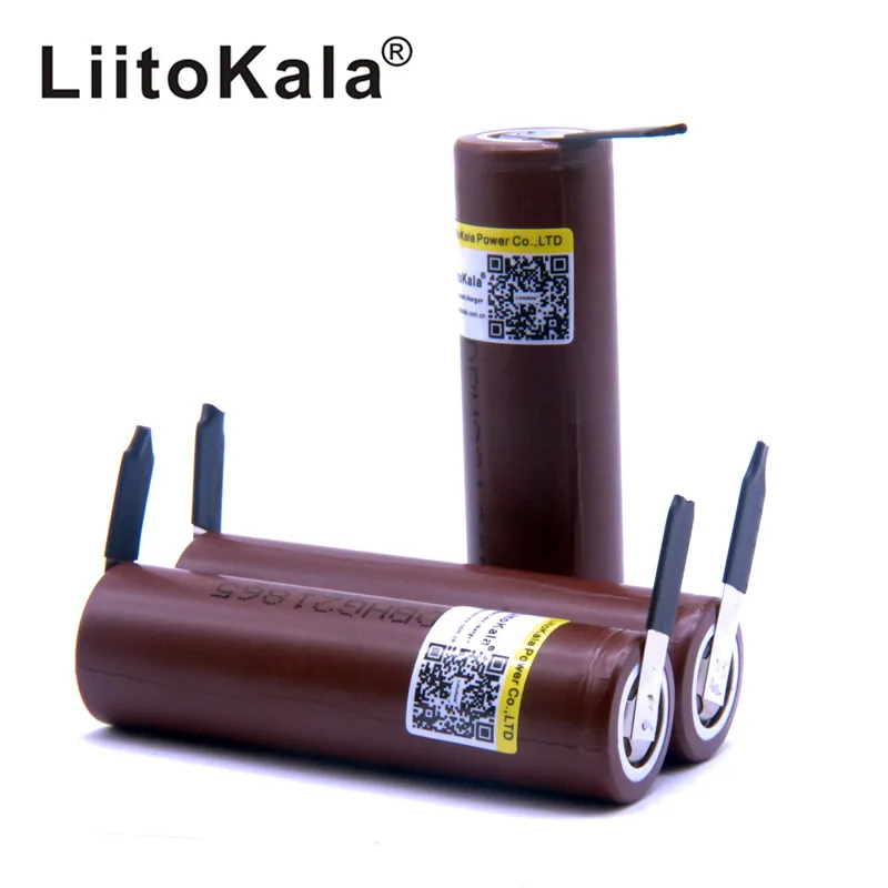 LiitoKala для HG2 18650 3000 mAh аккумулятор 3,6 V скачать 20A выделенная электронная сигара+ DIY Nicke