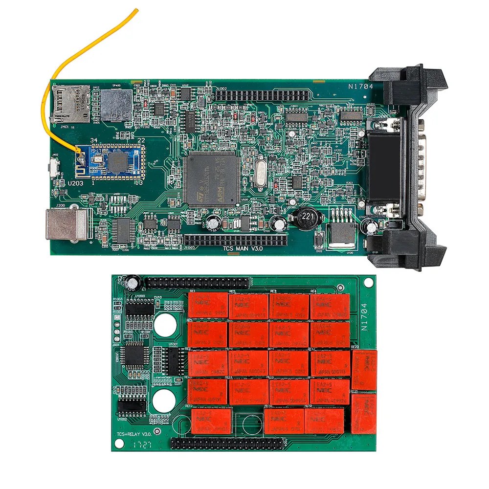 10 шт. CDP TCS cdp pro Double Green V3.0 плата Bluetooth. R3 программное обеспечение OBD II сканер автомобили Грузовики OBD2 диагностический инструмент