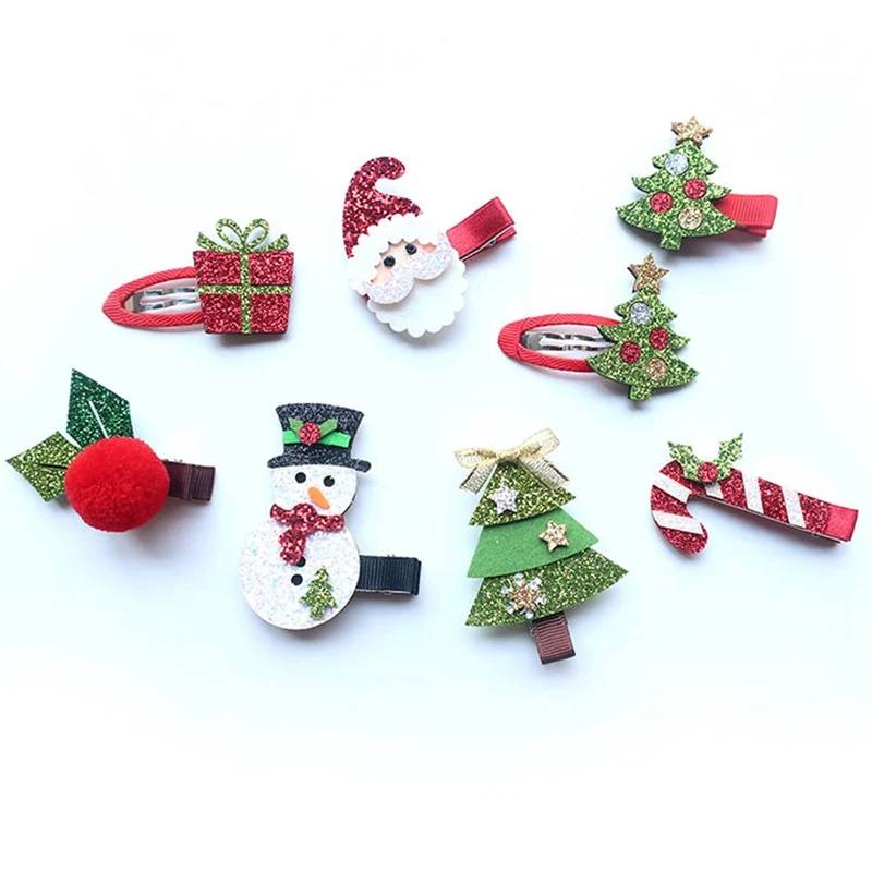Korean High Quality Merry Christmas Hair Clips For Girls Hairpins Hair