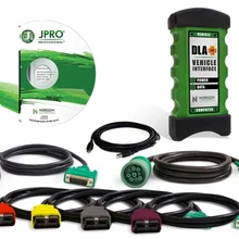 Высокое качество JPRO DLA+ 2,0 новейший V1.0 программное обеспечение интерфейс автомобиля дизель сверхмощный грузовик сканер автопарк диагностический инструмент