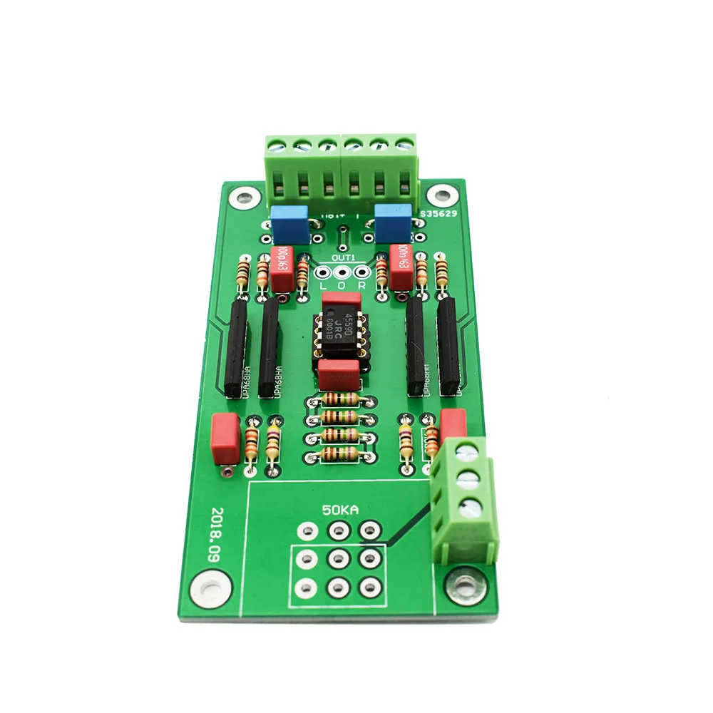 Lusya Классическая плата предварительного усилителя для справки A25 preamp RC4559 dual op amp