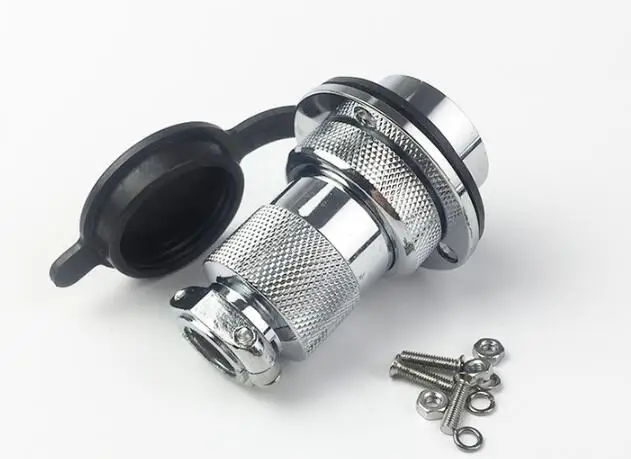 Flange Aviation plug Ham Radio 30mm Panel Mount GX30 2Pin Waterproof Connector
