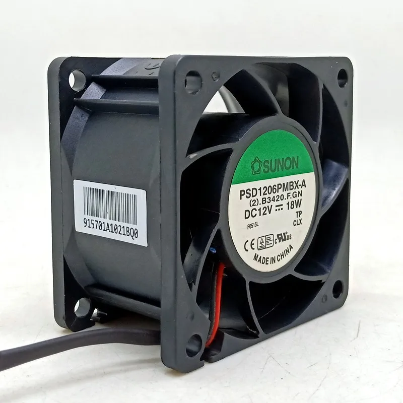 

Sunon 6cm 12V Double Ball Fan 6038 For Ant S7 S9 Shenma M3 Power supply cooling Fan PSD1206PMBX-A