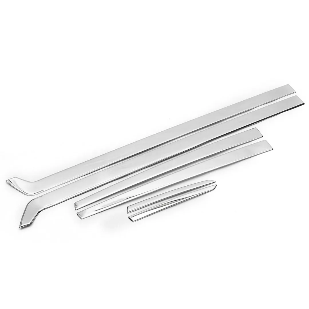6pcs/set Stainless Steel Side Door Molding Trim Cover Line For 2017 Honda CRV CR-V