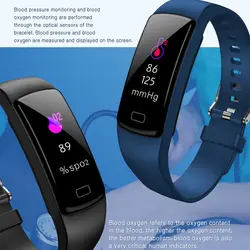 0,96 Интеллектуальный трекер активности Группа фитнес Браслет ips Цвет экран IPX7 водонепроницаемый умные браслеты для смартфонов Smartband