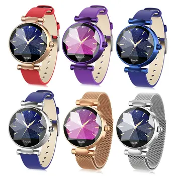 

# Women 1.04In IPS Screen Touch Fitness Tracker Watch IP67 Smart Bracelet with Period Reminder Heart Rate Tracking Step Counter
