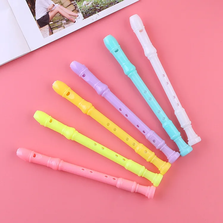 

Flute Pen 0.5mm Black Creative Flute Gel Pen as School Students Gift Pen 12pcs/lot
