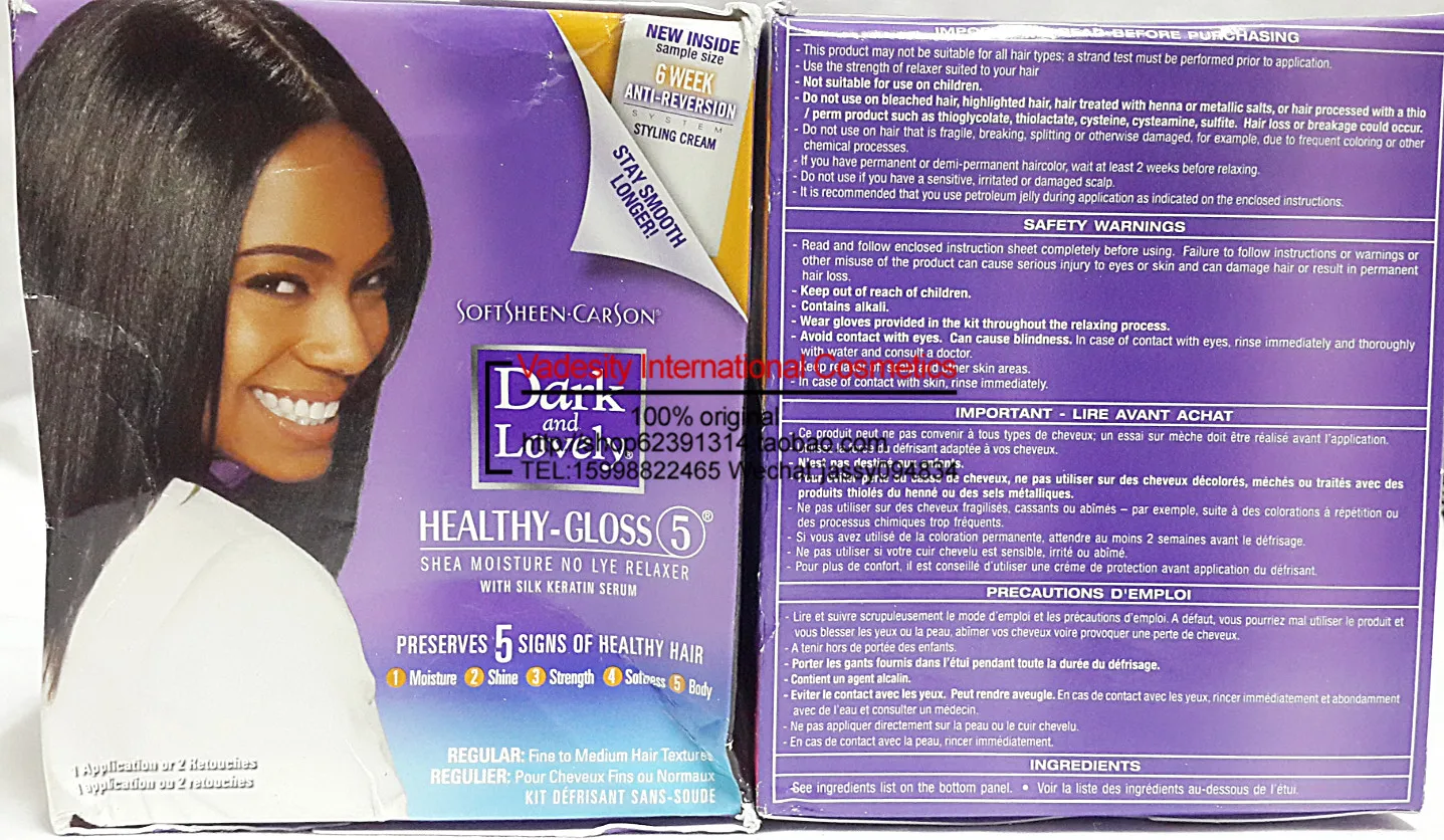 Softsheen Dark And Lovely Hair Relaxer Regular New On Aliexpress