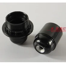 5 шт. основание светильника E27 черный бакелит самоблокирующийся винтовой ламповый патрон для осветительных приборов "сделай сам"