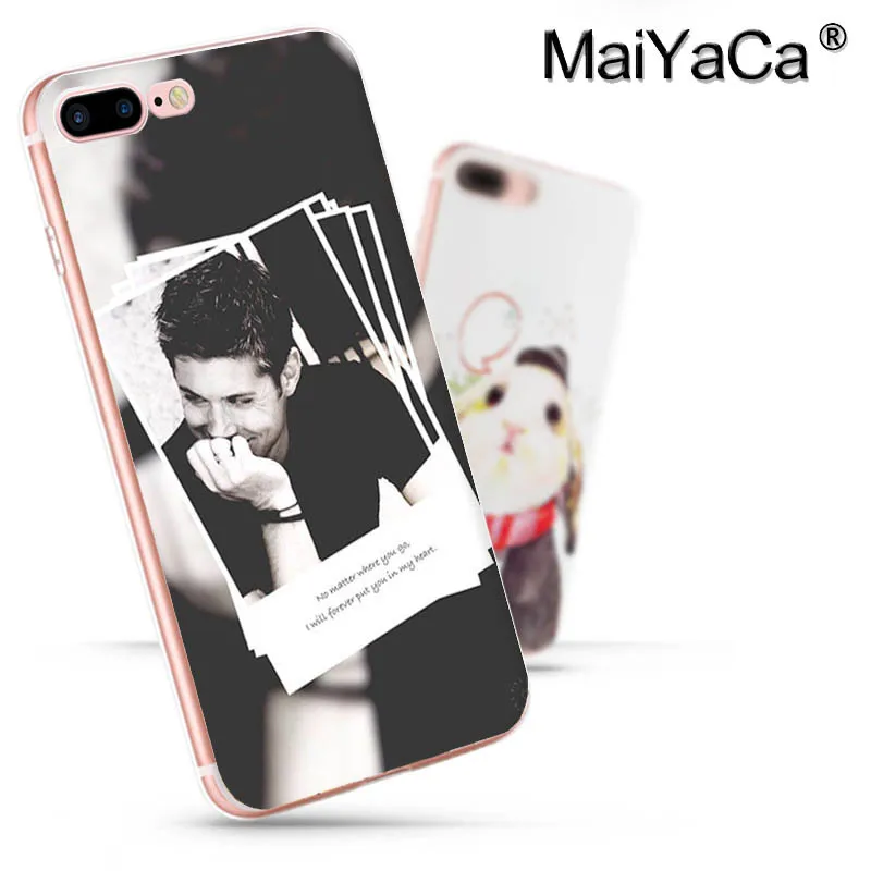 Чехол для телефона MaiYaCa Supernatural Jared Padalecki KAZ 2Y5 с мультяшным рисунком iPhone 8 7 6 6S Plus X 5 5S
