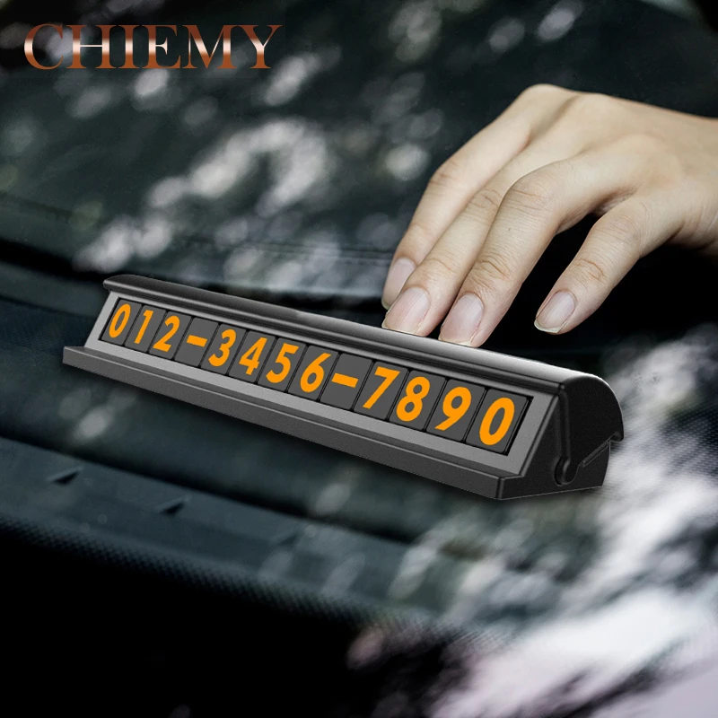 

Car Temporary Parking Card Drawer Plate Style Car-styling Easy Hidden Mobile Phone Number Card Rocker Switch Car Sticker Replace