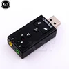 New 7.1 External USB Sound Card USB to Jack 3.5mm Headphone Audio Adapter Micphone Sound Card For Mac Win Compter Android Linux ► Photo 1/3