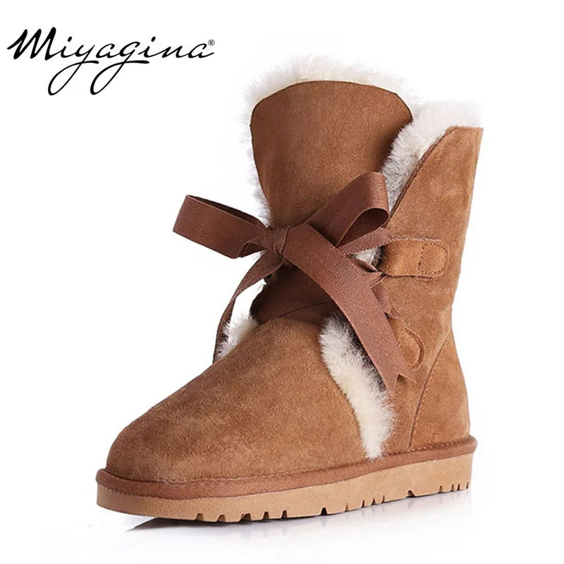 Новое поступление; классические женские ботинки в австралийском стиле; женские зимние ботинки из натуральной овечьей кожи с натуральным мехом; женская обувь