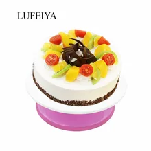 Поворотный стол для торта 1" вращающаяся подставка для торта украшения поворотного стола Розовые Инструменты для украшения торта