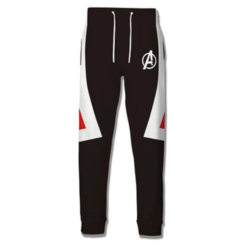 2019 Avengers Endgame Quantum Realm Sweatshirt Jacket Pants 3D Print Hooded Sport Coat Pants Cosplay Advanced Tech Jacket Pants