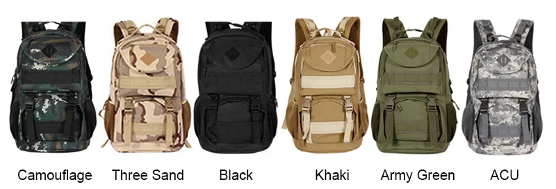 Mochila de Acampamento Caminhadas ao ar Bolsa do Exército Molle Tático Militar Mochilas Livre Bolsas Mochila Pacote Xa640wa 5 Mochilas escal.
