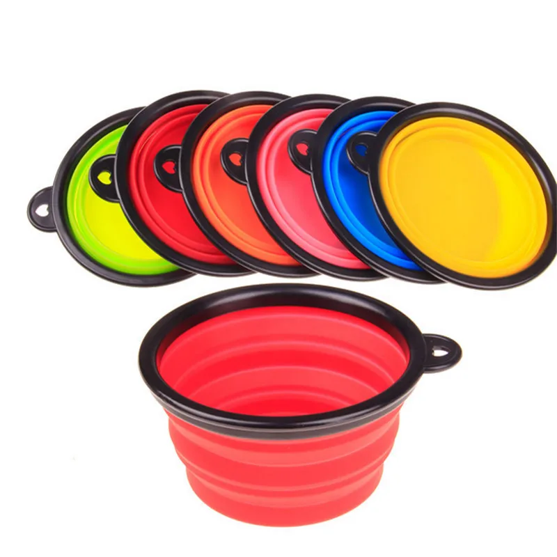 portable drinking and feeding pet feeder bowls for dog and cat