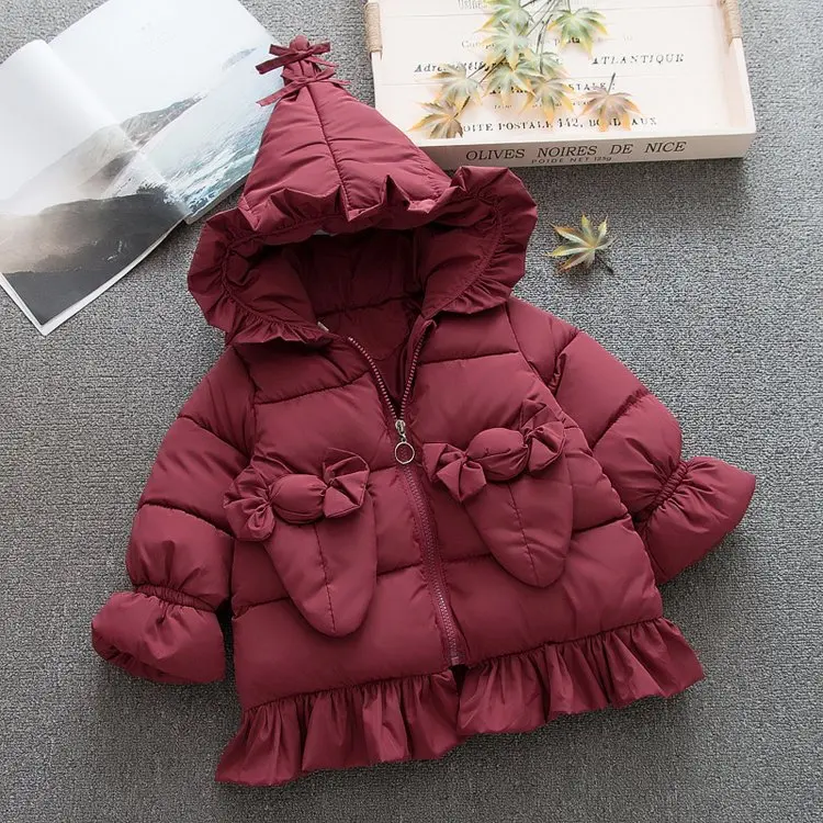 

Baby Girls winter Coats warm Baby jacket Winter Outerwear Thick girl clothing