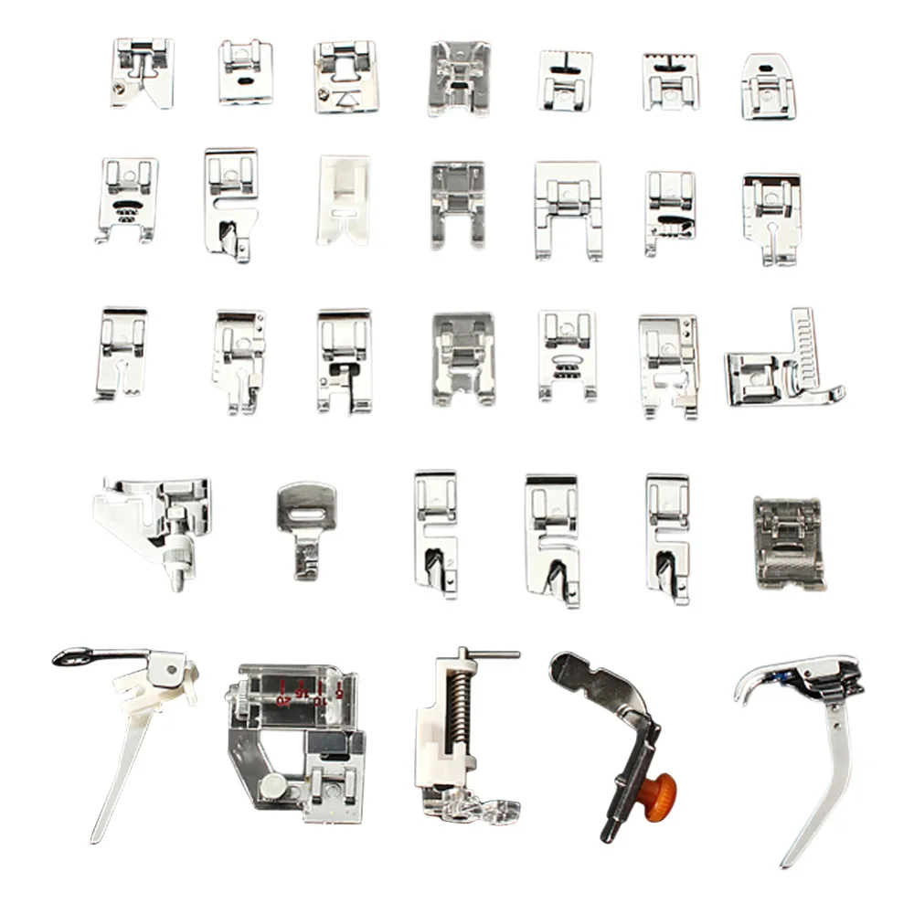 Best-Price-32pcs-Domestic-Sewing-Machine-Presser-Foot-Feet-Kit-Set-With-Box-For-Brother-Singer (5)