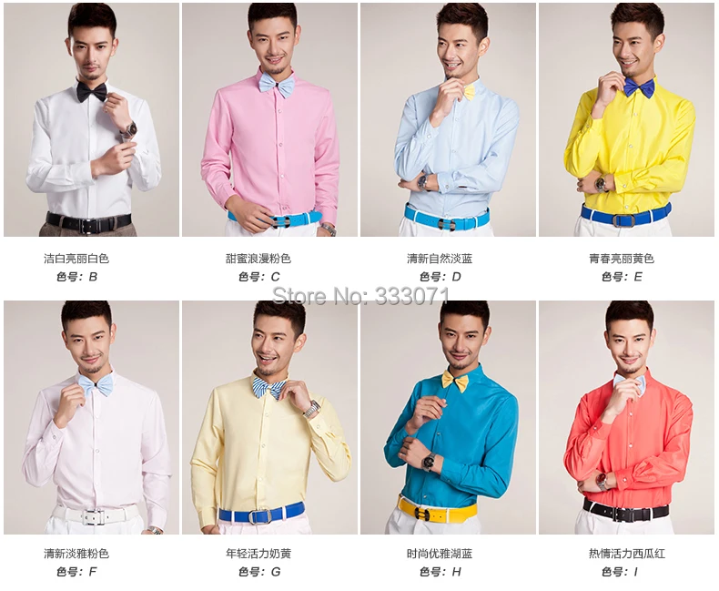 colores de camisas de hombre