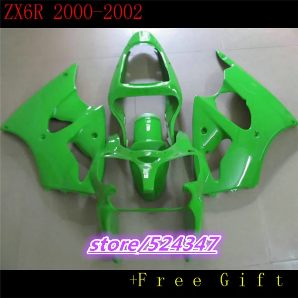 

Selling motorcycles from repsol For kawasaki NINJA NINJA ZX6R 01 00 02 all green body fairing