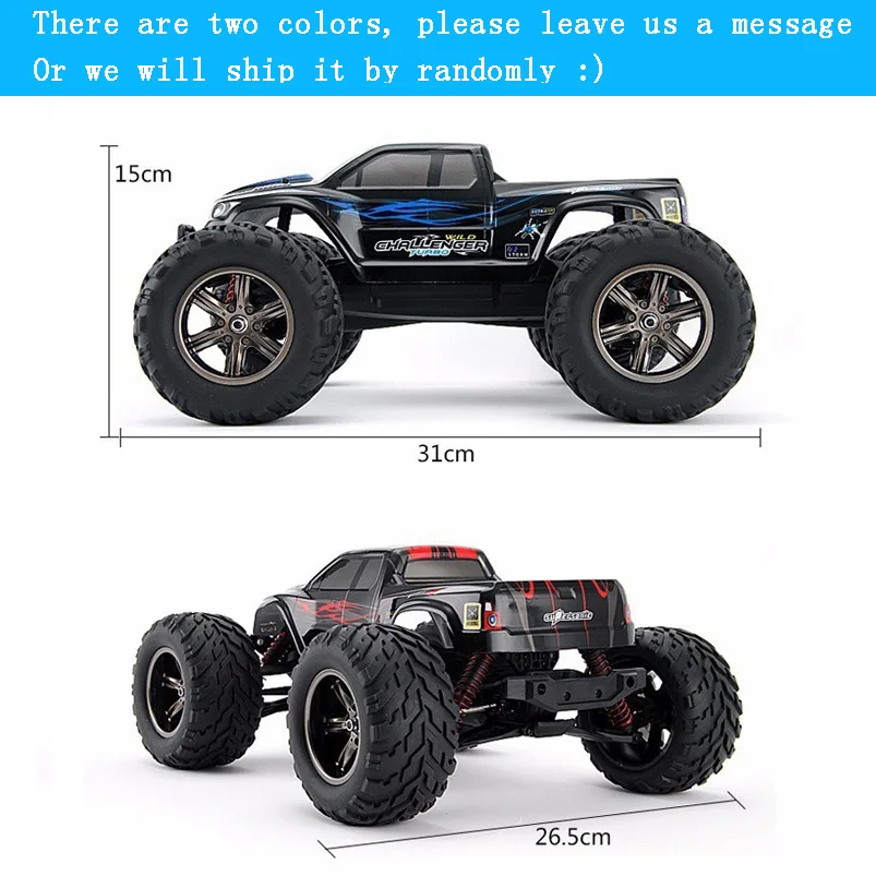 2 4 ГГц 42 км/ч RC грузовик игрушки S911 2WD удаленного Управление автомобиль высокой