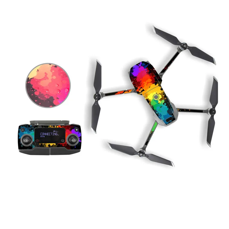 drone Sticker Kit body  battery  remote control Decals skin for DJI mavic 2 pro  Zoom drone accessories 1 (5)