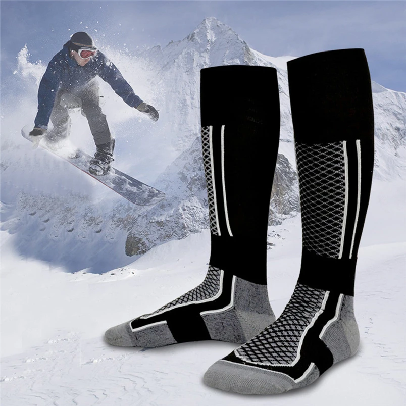 Ski Socks Winter Warm Men Women Outdoor Cycling Snowboarding Hiking Sport Socks Wear-Resistant Thicker Thermosocks #4DC10 (9)
