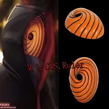 Новые Наруто COS Тоби маска Мадары Косплей Аксессуары Смола свободный размер унисекс