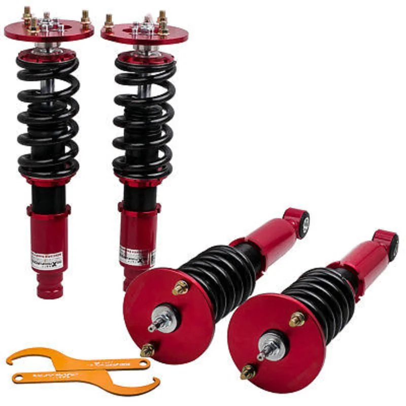 

Suspension Coilover Kit For Mitsubishi Eclipse 1995 1996 1997 1998 1999 2ND Gen Adjustable Damper Coilovers Coil Over Springs