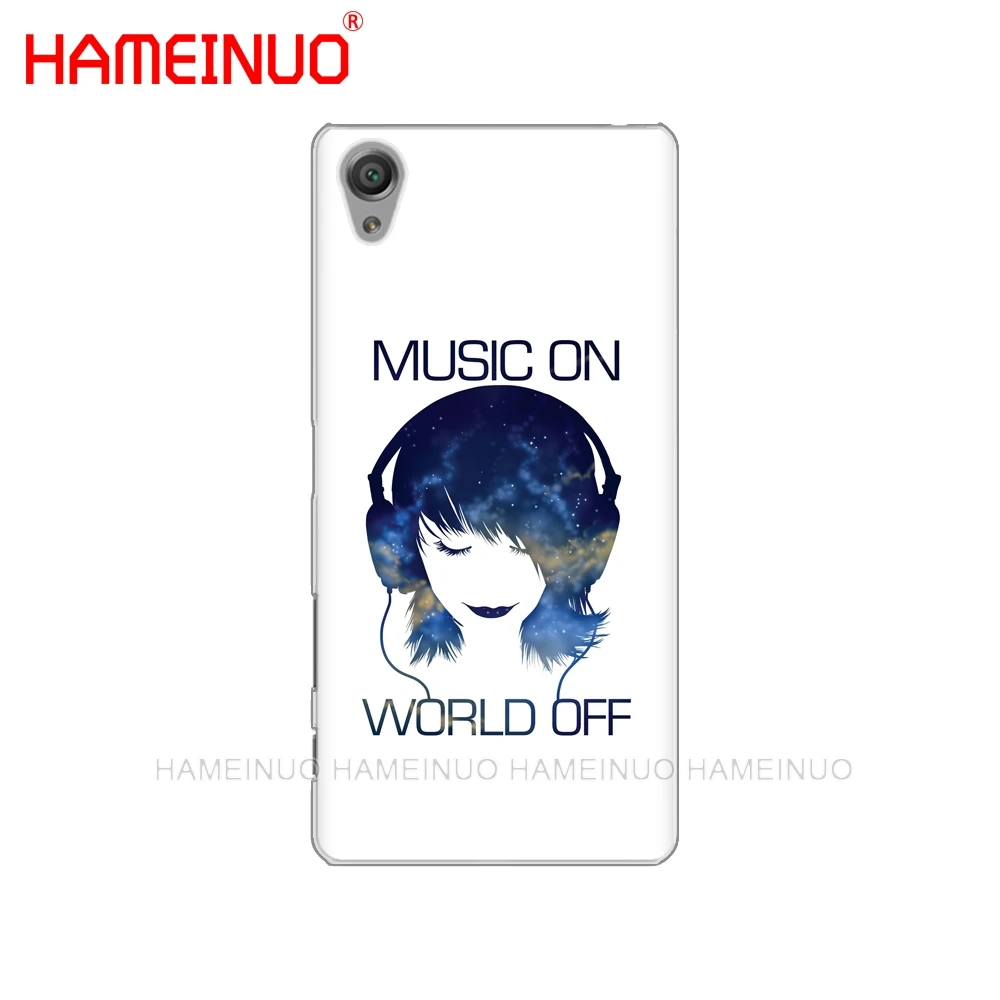 Чехол для телефона HAMEINUO music on world off с принтом sony xperia C6 XA1 XA2 XA ULTRA X XP L1 L2 XZ1 compact XR/XZ