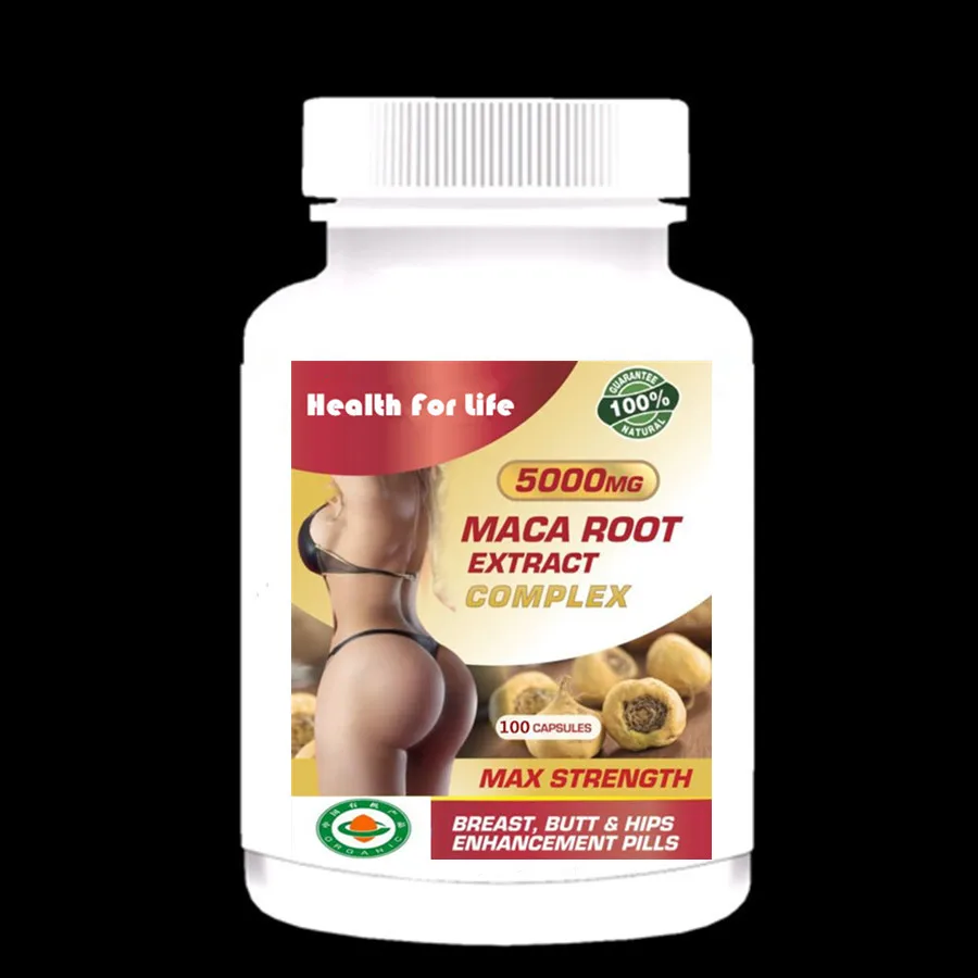 Bigger Breast Butt And Hips Enlargement Maca Root Extract - For Man and Woman