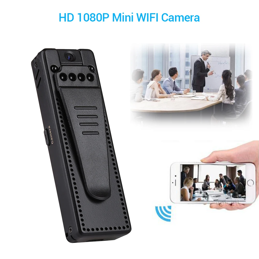 

MINI camera HD1080P WIFI Camera Body small Cameras Recording Night Vision Motion Detection Snapshot Loop Recording Camcorder