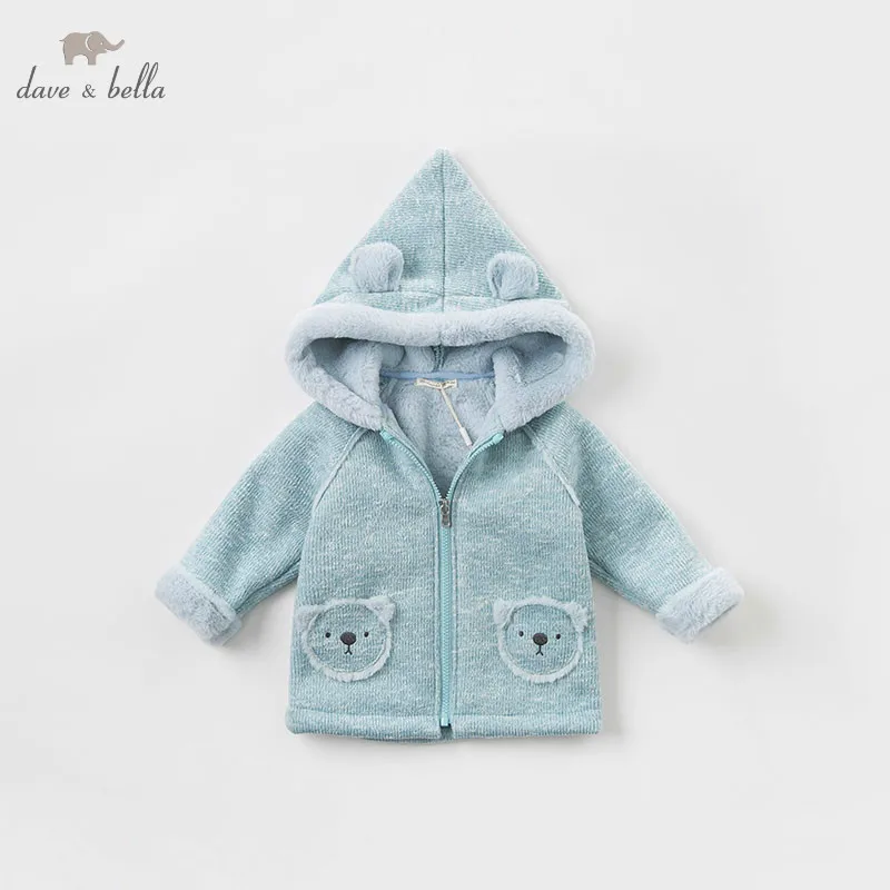 Детская куртка с капюшоном DBM9010 dave bella Симпатичная зимняя унисекс модная верхняя