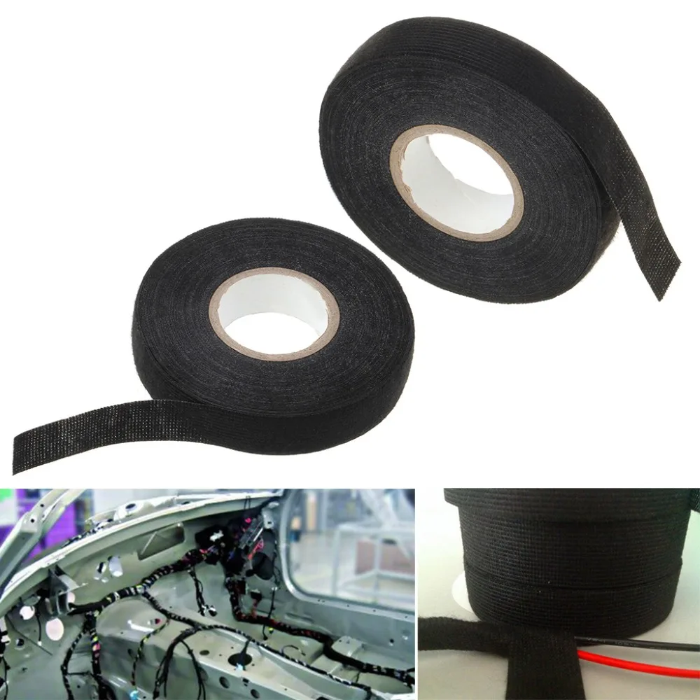 

19mm Car Auto Wiring Harness Tape Adhesive Cable Protection F02