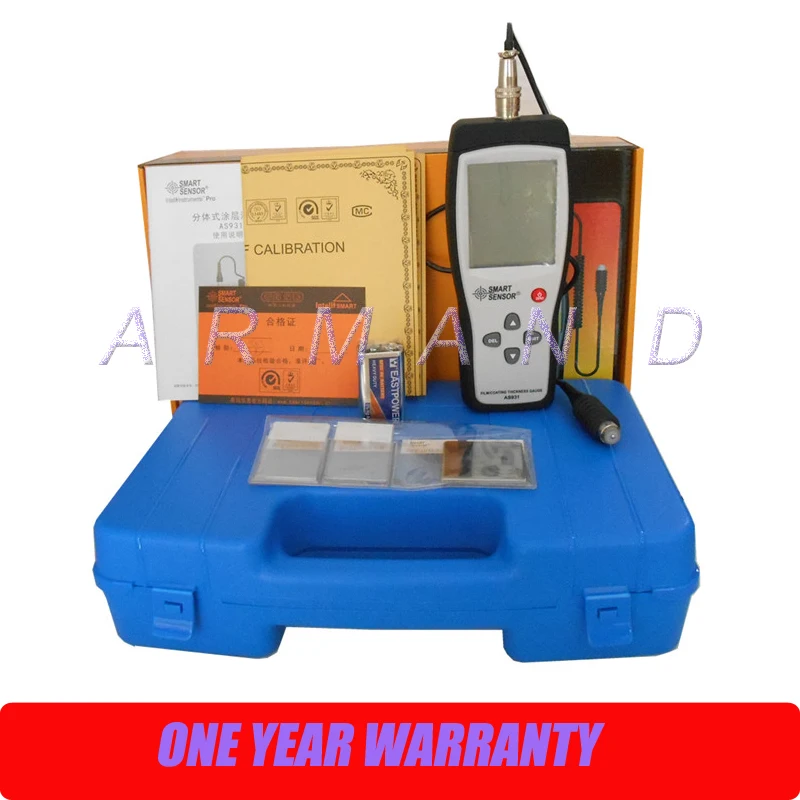 Smart Sensor AS931 Coating Thickness Gauge 0 1800um Digital Film