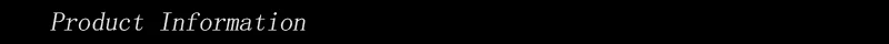 product information