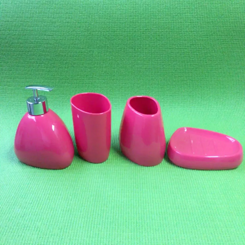 Vidric Fashion acrylic bathroom four sets Soap dispenser, mouthwash cup, toothbrush cup, soap box 4piece/set Vidric Fashion acrylic bathroom four sets Soap dispenser, mouthwash cup, toothbrush cup, soap box 4piece/set