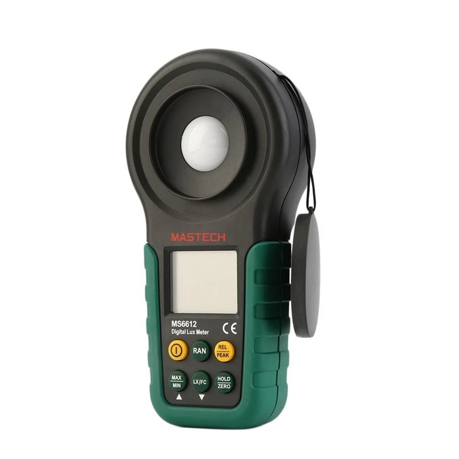 

Hot PEAKMETER MS6612 Digital Luxmeter 200,000 Lux Light Meter Test Spectra Auto Range Hot Worldwide Ligh