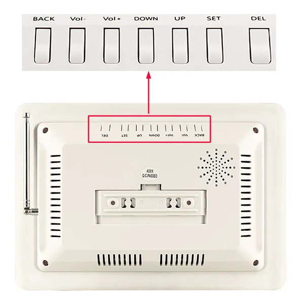 Retekess T114 пейджер для ресторана Беспроводная система подкачки вызова 1 хост-дисплей+ 10 настольные звонки кнопка вызова обслуживание клиентов F9405B