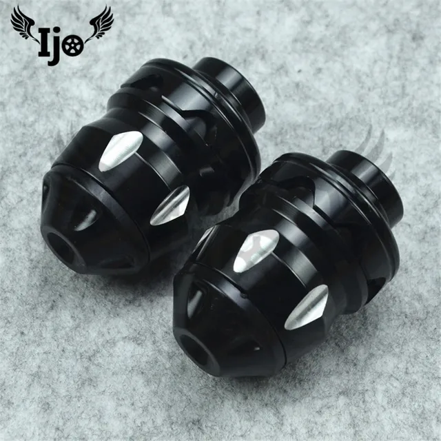 colorful scooter parts dirt pit bike accessories motocross wheel anticaida motorbike Crash Pad motorcycle frame sliders moto 3 black