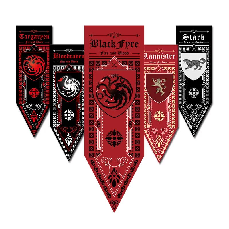 

Blackfyre Rebellion Game Of Thrones Banner Home Decor Flag House Stark Targaryen a song of ice and fire Bar decoration Flags