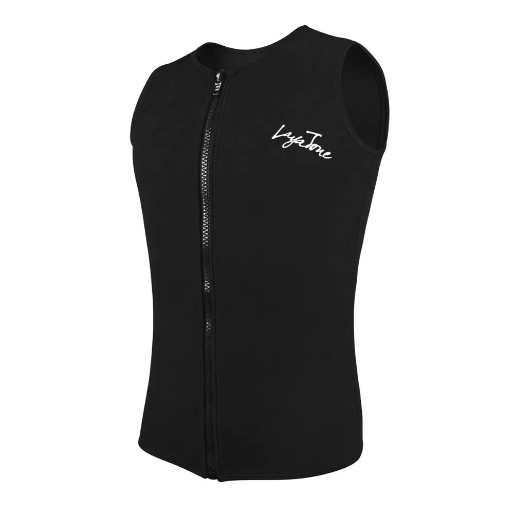 Layatone بذلة سترة الرجال 3 مللي متر النيوبرين بدلة غطس أعلى سترة تصفح الغوص سترة النساء الغوص الصيد دعوى أكمام