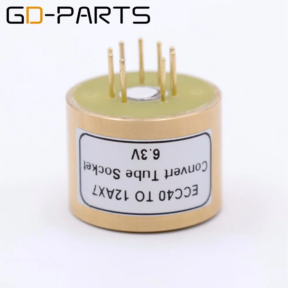 GD PARTS 1 шт. ECC40 до 12AX7 трубный преобразователь 8pin 9pin вакуумный адаптер|vacuum tube|12ax7