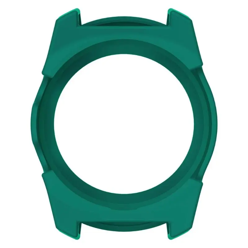 Силиконовый протектор Мягкая оболочка защитная рамка Чехол кожного бампера для Ticwatch pro Smart Watch - Цвет: Зеленый