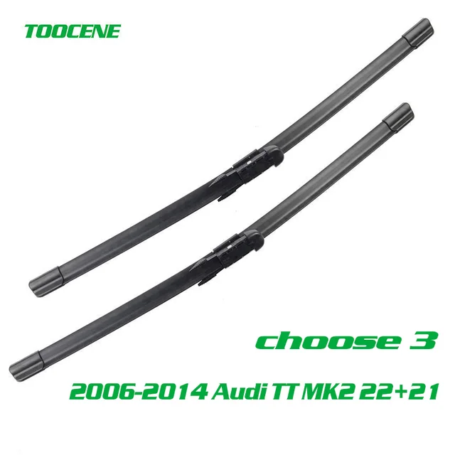 Toocene windshield Wiper Blades for Audi TT Mk1 / Mk2/ Mk3 1998 2017 front window Windscreen